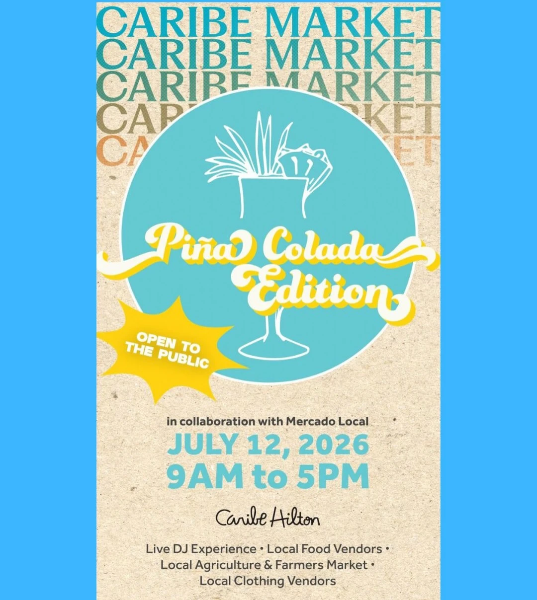 Caribe Market - Piña Colada Edition