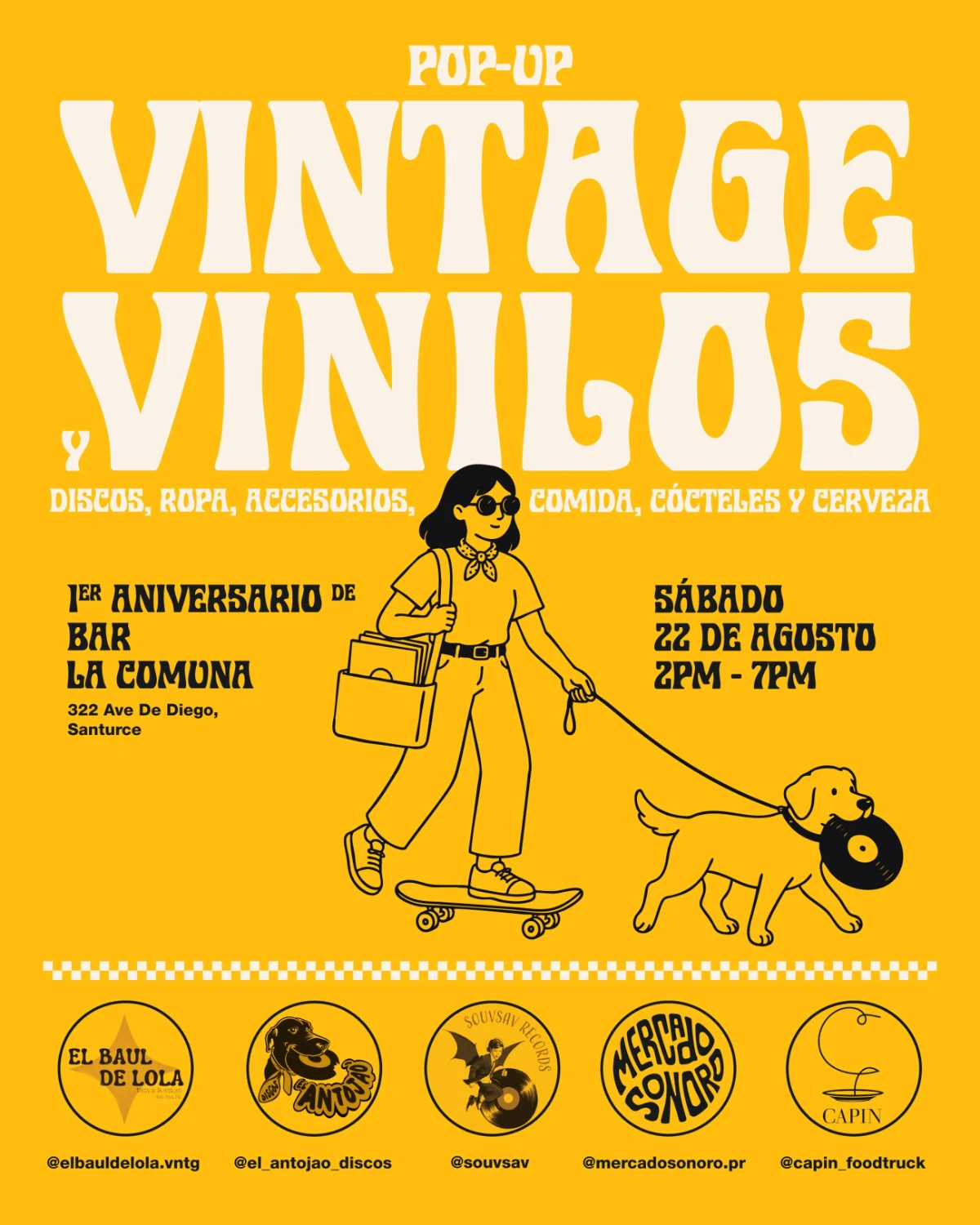 Pop Up Vintage y Vinilos