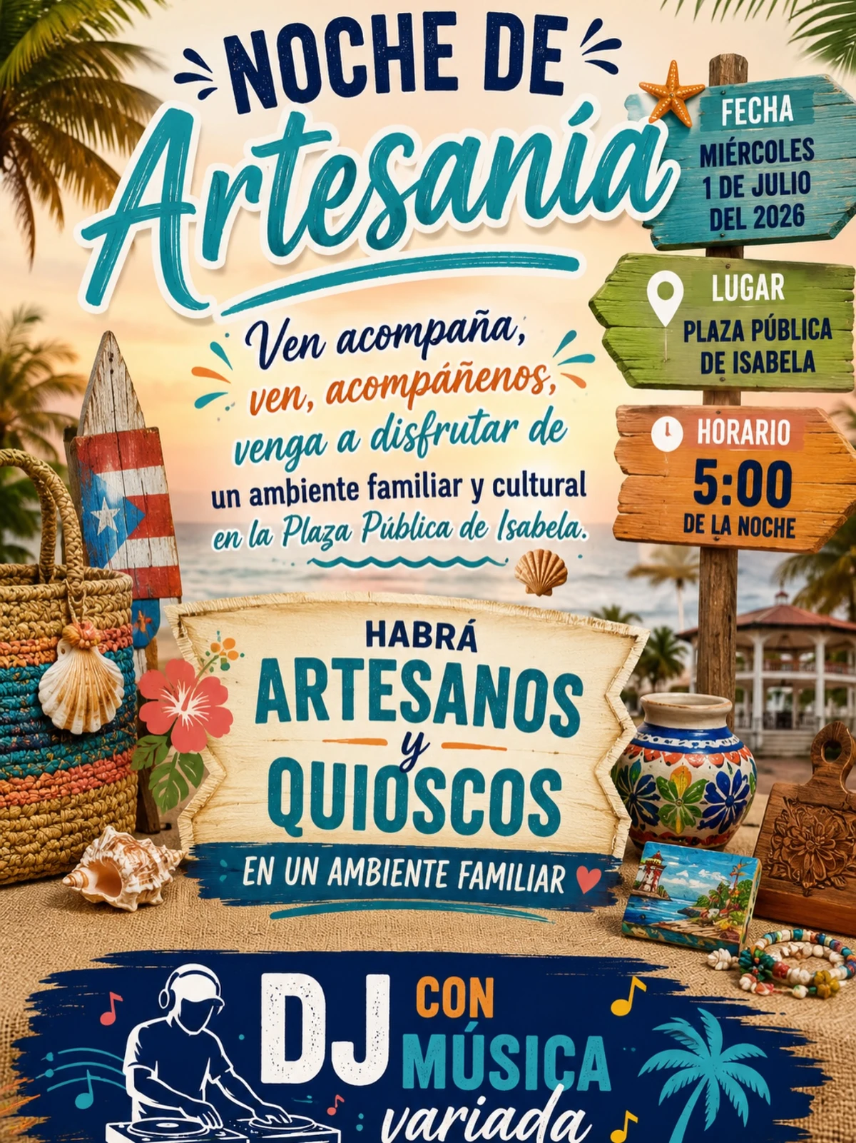 Noche de Artesanía y Arte