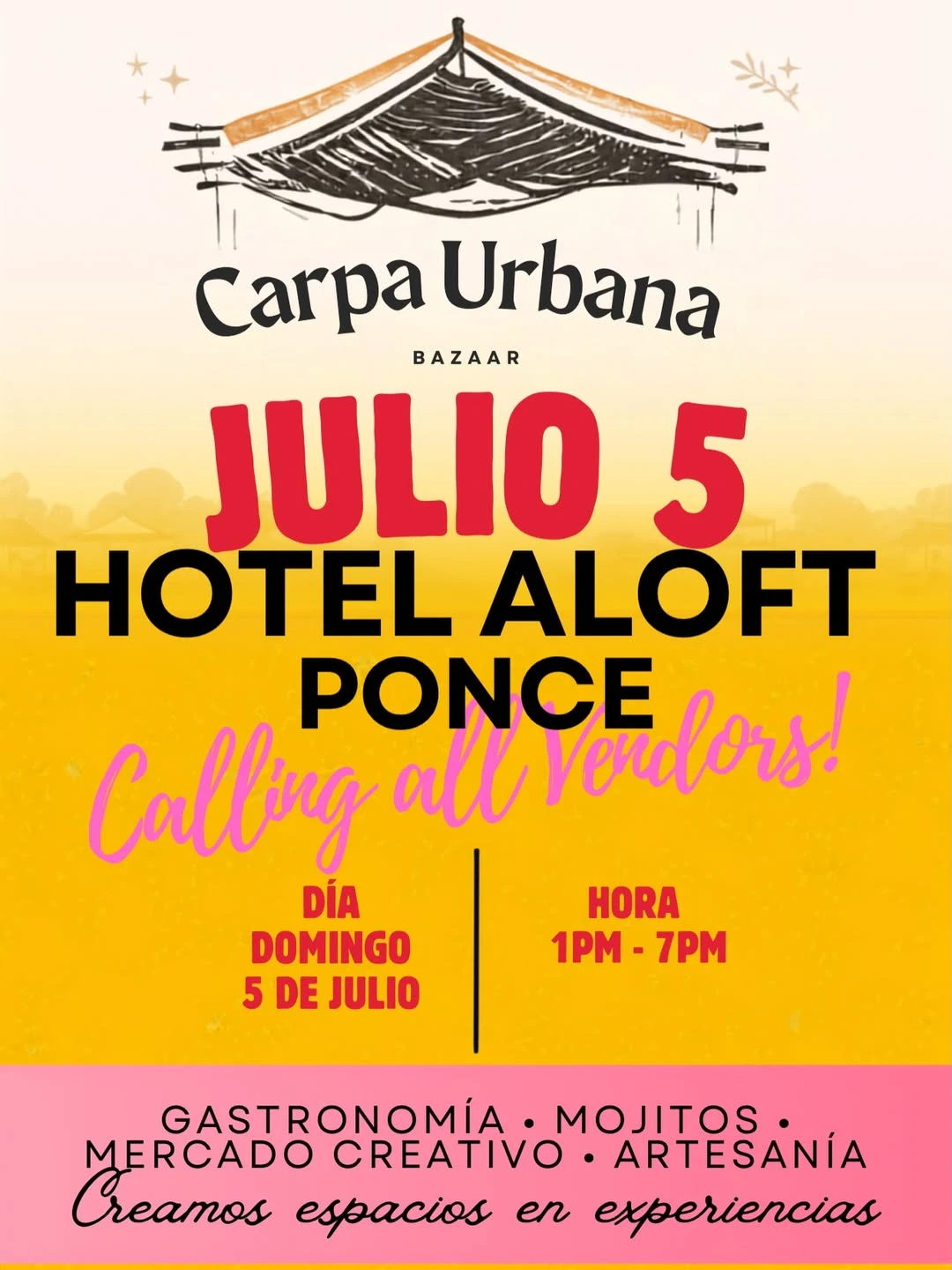 Carpa Urbana Bazaar