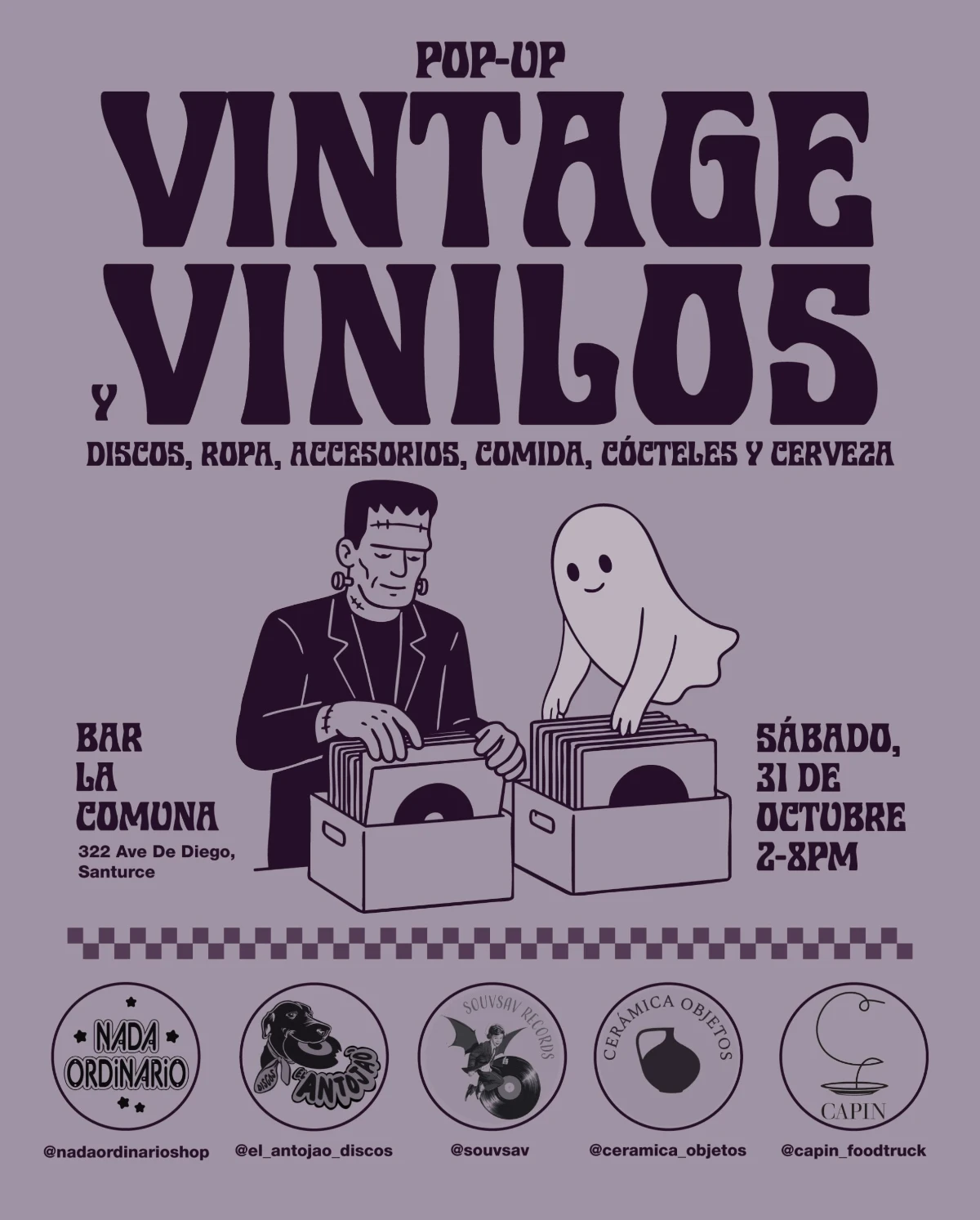 Pop Up Vintage y Vinilos