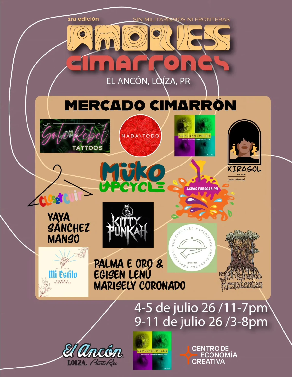 Mercado Cimarrón - Julio 9 al 11