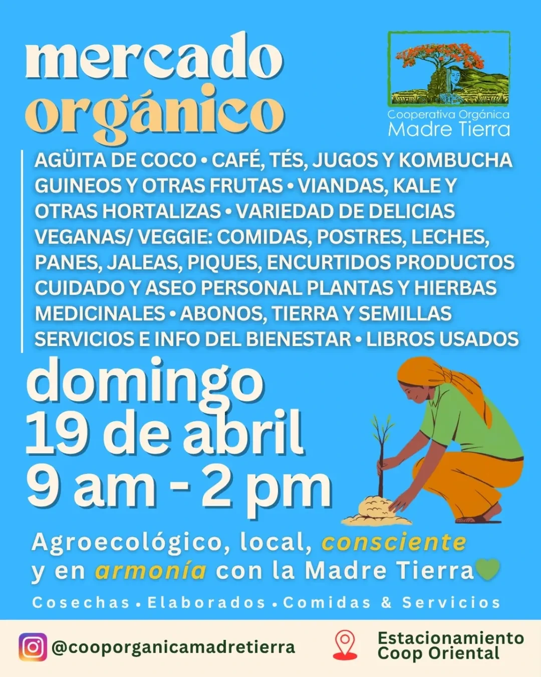 Mercado Orgánico en la Placita Roosevelt